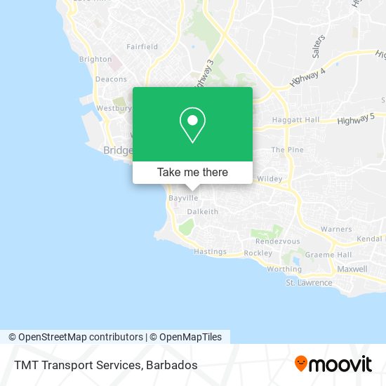 TMT Transport Services map
