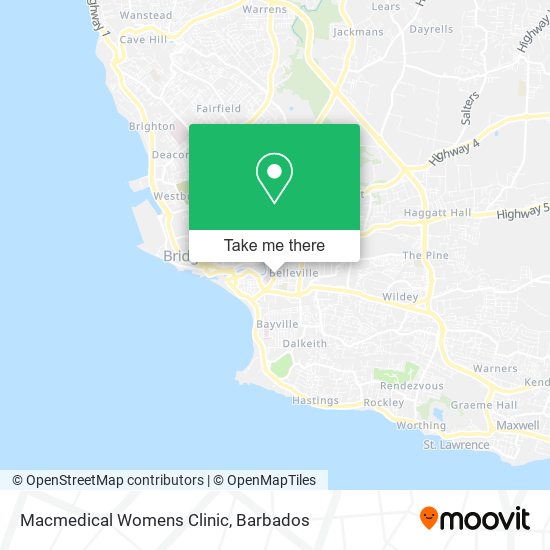 Macmedical Womens Clinic map