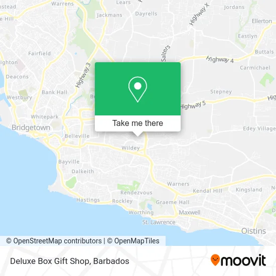 Deluxe Box Gift Shop map