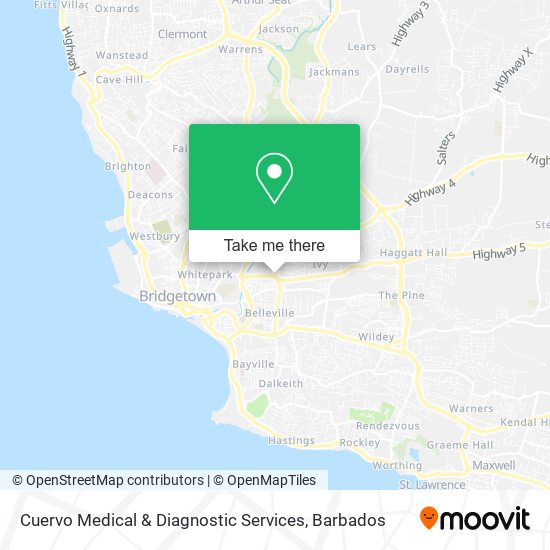 Cuervo Medical & Diagnostic Services map