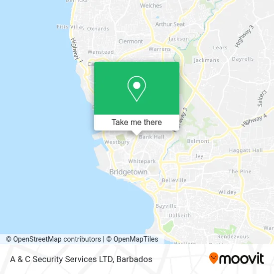 A & C Security Services LTD map