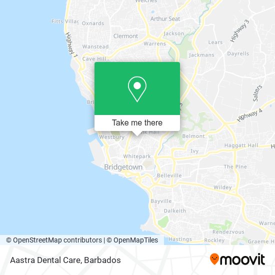 Aastra Dental Care map