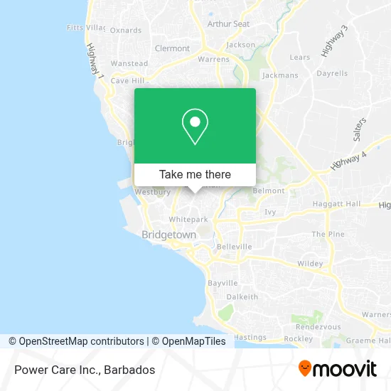 Power Care Inc. map