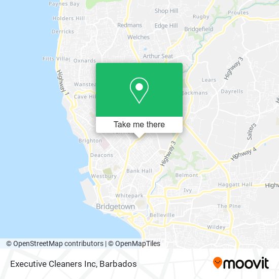 Executive Cleaners Inc map