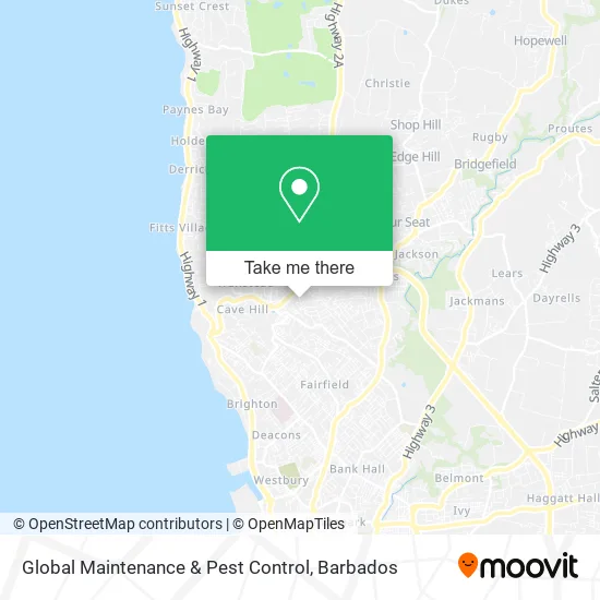 Global Maintenance & Pest Control map