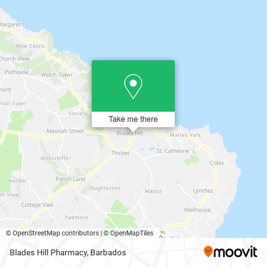 Blades Hill Pharmacy map