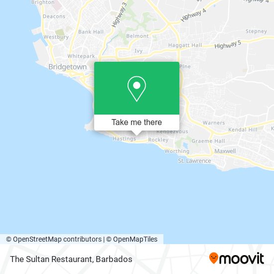 The Sultan Restaurant map