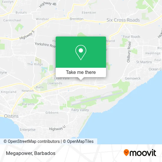 Megapower map