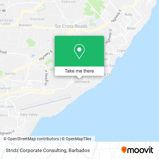 Stridz Corporate Consulting map