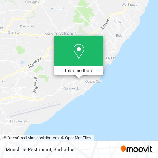 Munchies Restaurant map