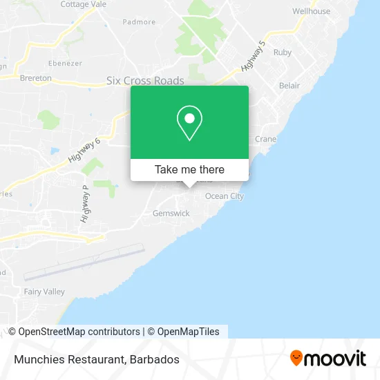 Munchies Restaurant map