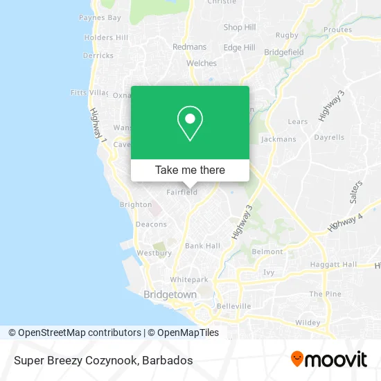 Super Breezy Cozynook map