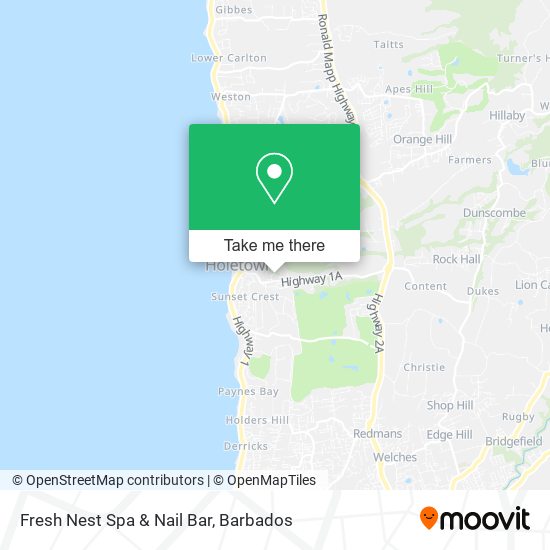 Fresh Nest Spa & Nail Bar map