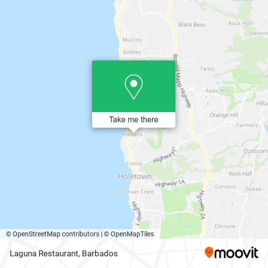 Laguna Restaurant map