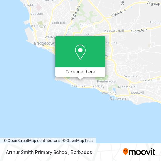 Arthur Smith Primary School map