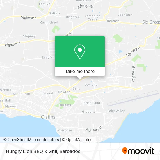 Hungry Lion BBQ & Grill map
