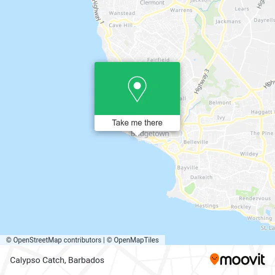 Calypso Catch map