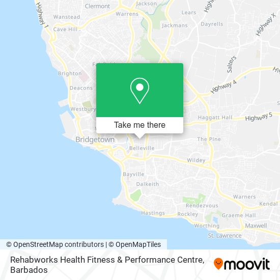 Rehabworks Health Fitness & Performance Centre map