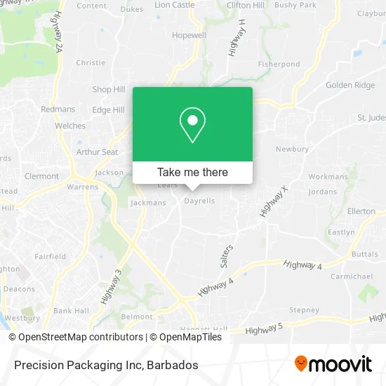Precision Packaging Inc map