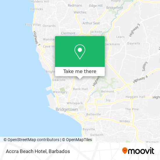 Accra Beach Hotel map