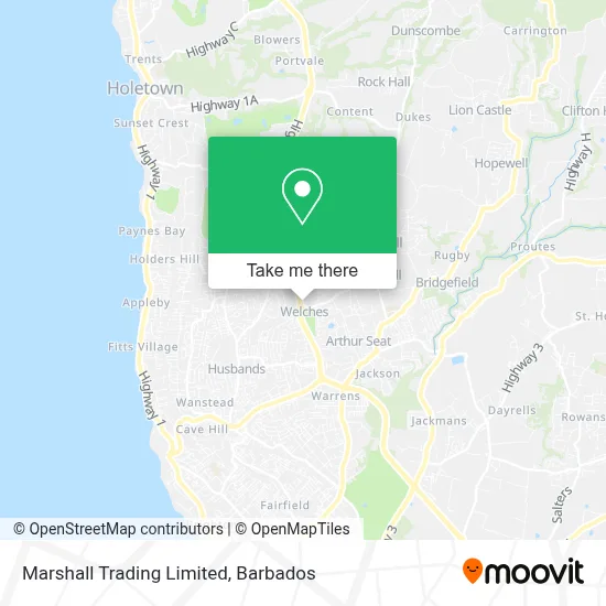 Marshall Trading Limited map