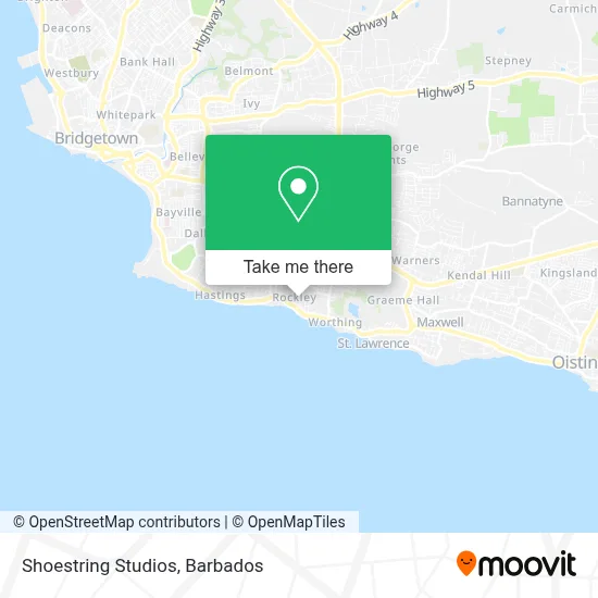Shoestring Studios map