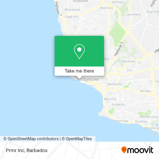 Prmr Inc map
