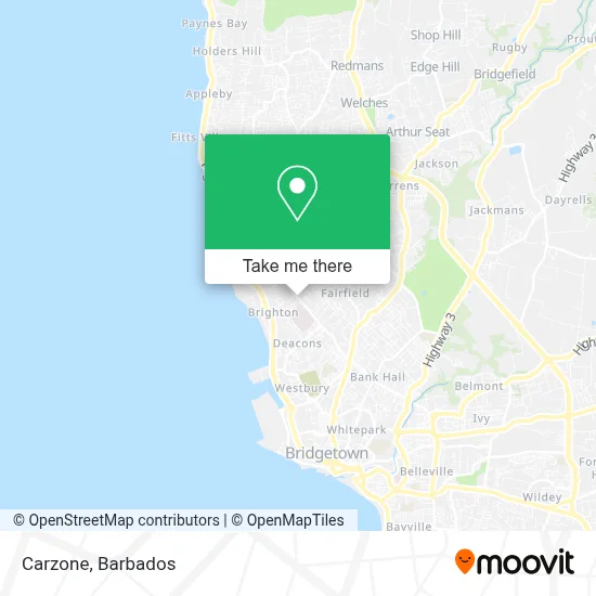 Carzone map