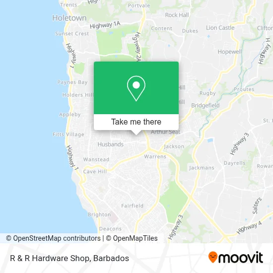R & R Hardware Shop map