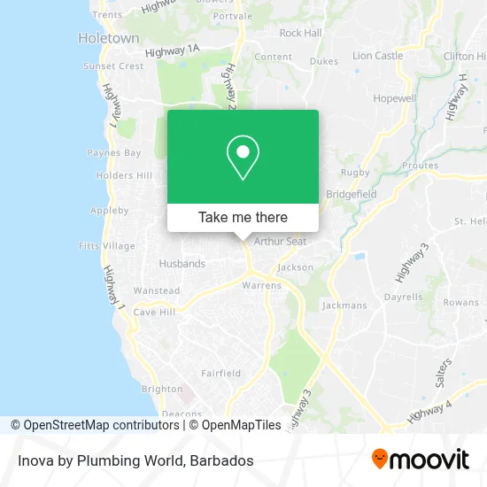Inova by Plumbing World map