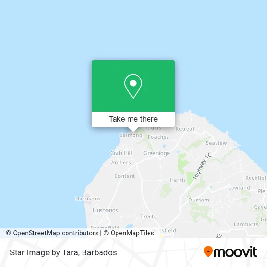 Star Image by Tara map