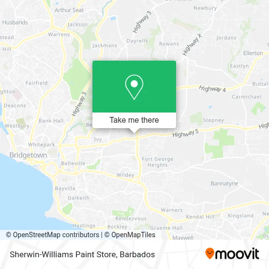 Sherwin-Williams Paint Store map
