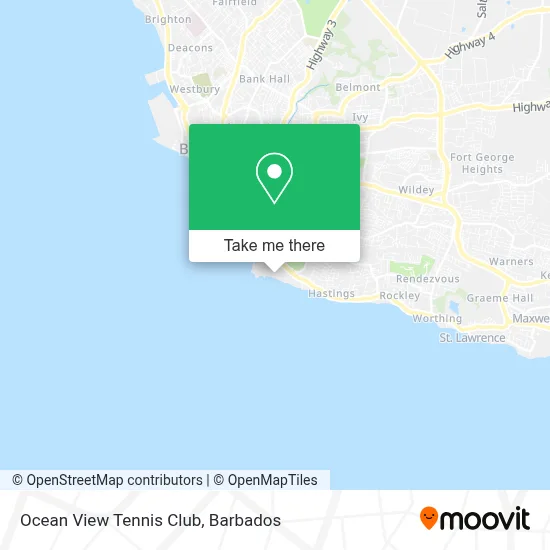Ocean View Tennis Club map