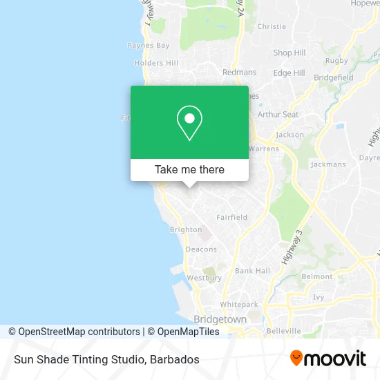 Sun Shade Tinting Studio map