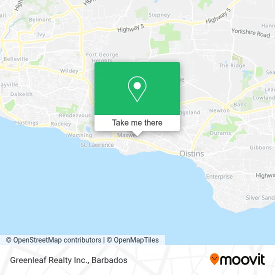 Greenleaf Realty Inc. map