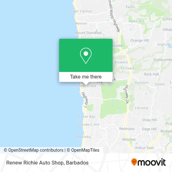Renew Richie Auto Shop map