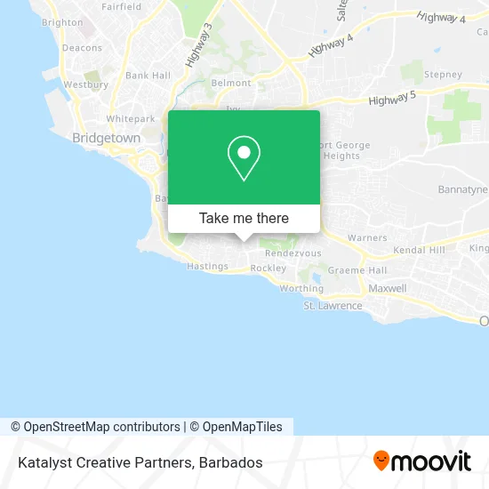 Katalyst Creative Partners map