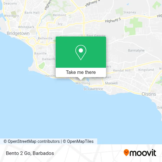 Bento 2 Go map