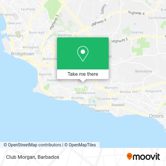 Club Morgan map
