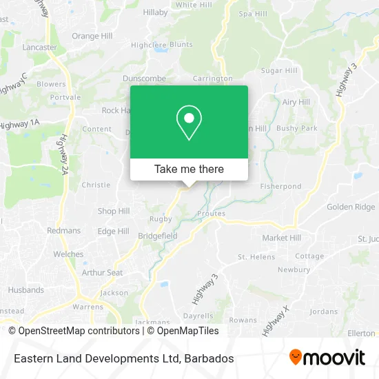 Eastern Land Developments Ltd map