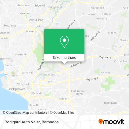 Bodigard Auto Valet map