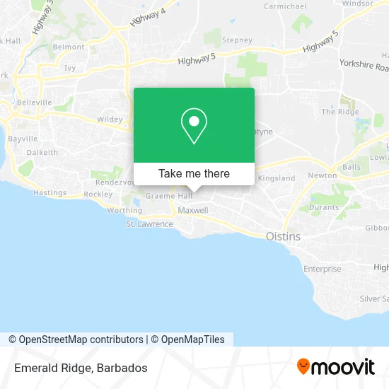Emerald Ridge map