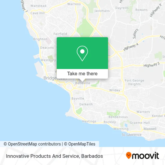 Innovative Products And Service map