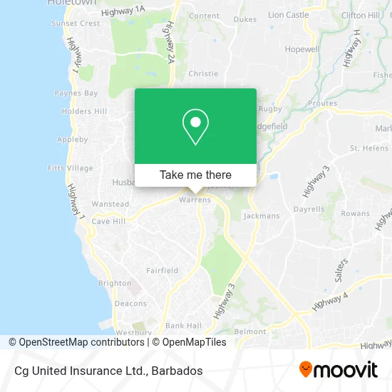 Cg United Insurance Ltd. map