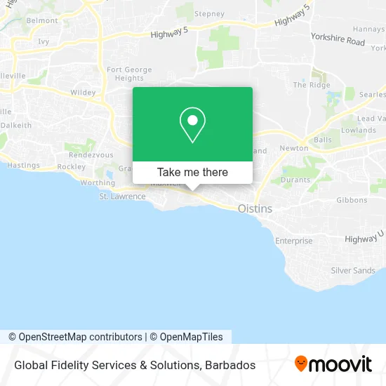 Global Fidelity Services & Solutions map