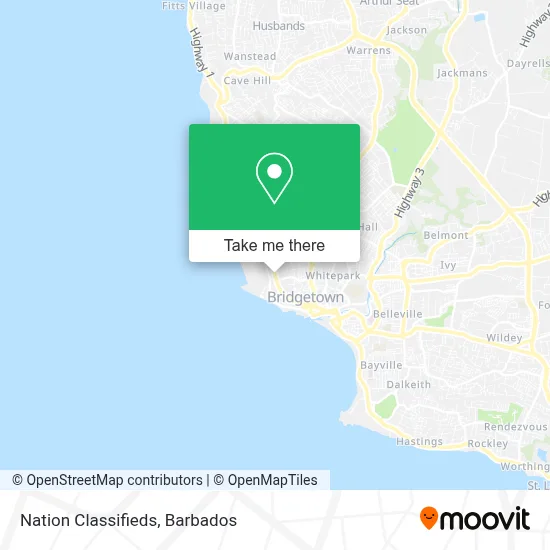Nation Classifieds map