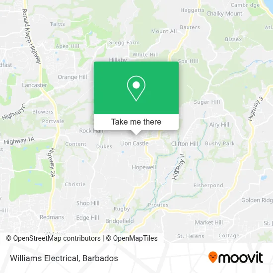 Williams Electrical map