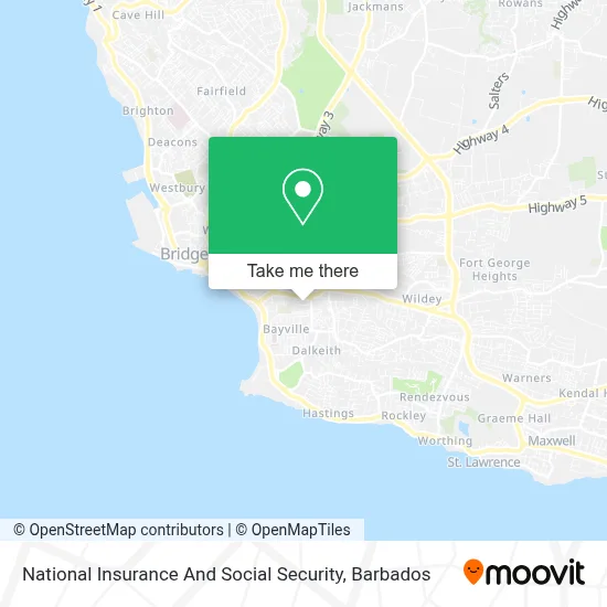 National Insurance And Social Security map