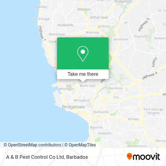 A & B Pest Control Co Ltd map