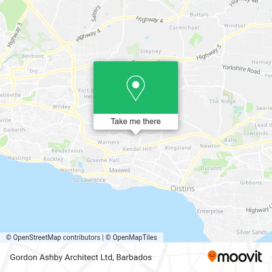 Gordon Ashby Architect Ltd map